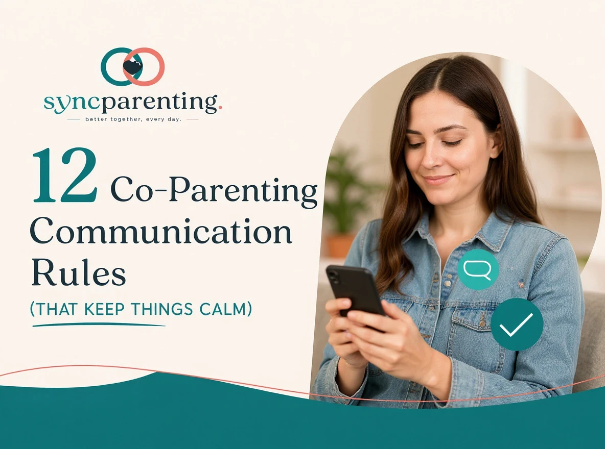 12 Co-Parenting Communication Rules — SyncParenting blog cover
