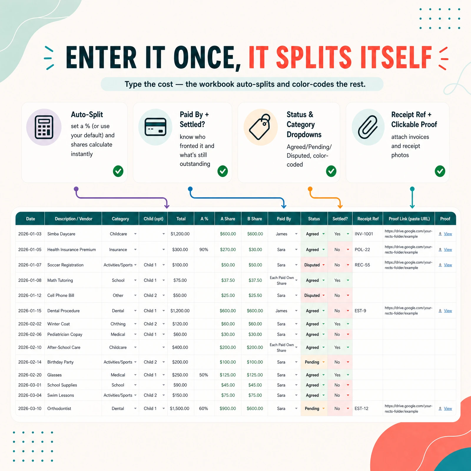 Starter Duo — Calendar + Expense Tracker — view 2